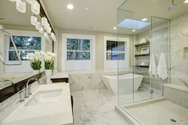 Open Layout Bathroom